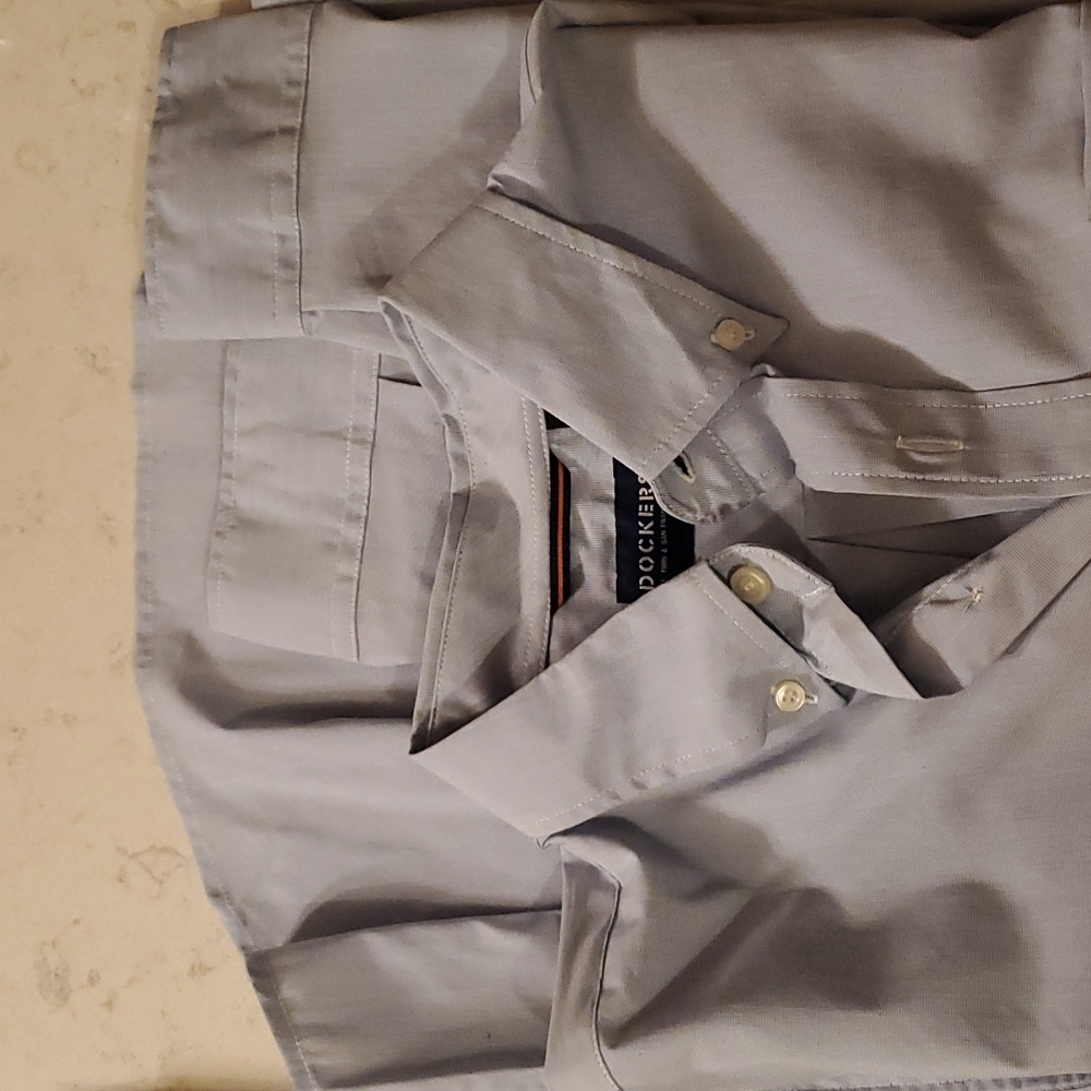 Dockers mens long sleeve dress shirt